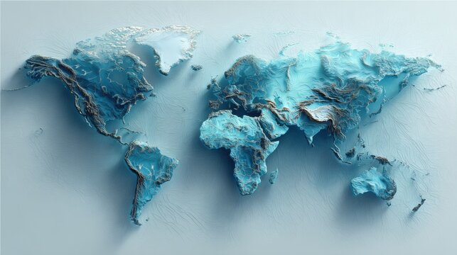 image of a light blue world map no logos no brands ar 169
