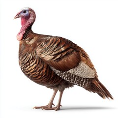 Majestic Turkey Portrait , PNG isolated cut out image