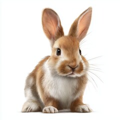 Obraz premium Adorable Baby Bunny Illustration , PNG isolated cut out image