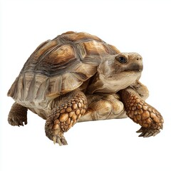 Obraz premium Majestic Tortoise Portrait , PNG isolated cut out image