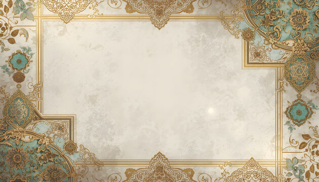 Islamic Arabic theme background - Powered by Adobe