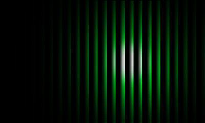 Obraz premium Glowing green glass futuristic digital shadow lines, Bright abstract luminous green gradient wallpaper