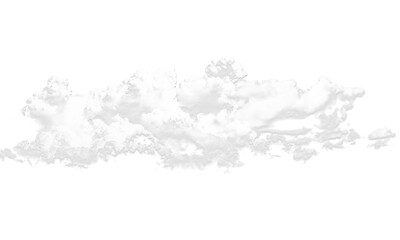 White fluffy clouds background isolated on transparent, Bright natural atmospheric cloud formation png