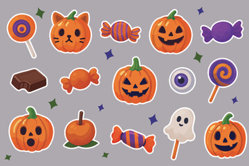  Cute Halloween Sticker Pack