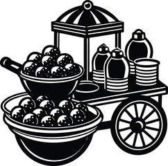 Darkness void black abstract texture subtle grain seamless background isolated on transparent background