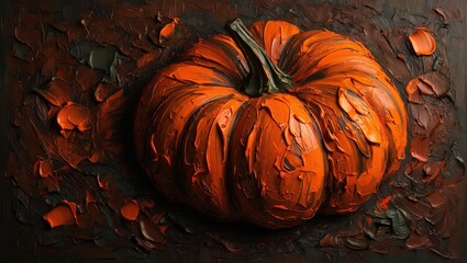 October's charm painted in deep strokes, a celebration of autumnal artistry and pumpkin spice dreams
