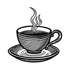 Abstract geometric pattern featuring intersecting lines and shapes in monochrome tones isolated on transparent background