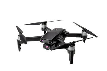 A vintage military drone isolated on a white background.