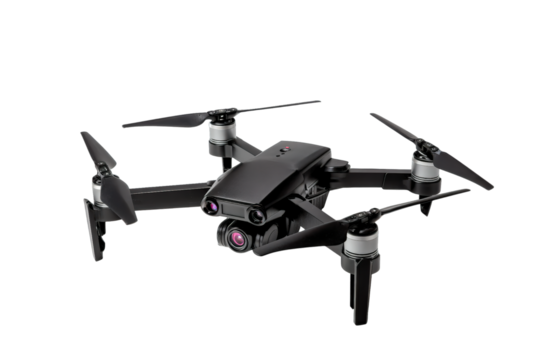 A vintage military drone isolated on a white background.