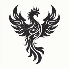 Obraz premium Phoenix bird tattoo design
