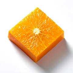 A perfect, squared orange segment