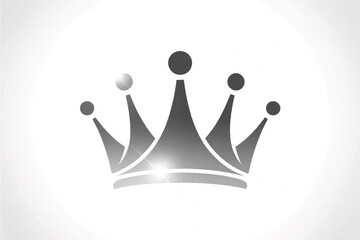 Crown Silhouette Vector — High-Quality Black Icon
