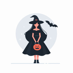 vector halloween women