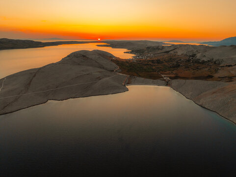 View of the Zrmanja River Canyon in Croatia, with winding turquoise waters cutting through limestone cliffs. A scenic natural wonder popular for kayaking and hiking - Powered by Adobe