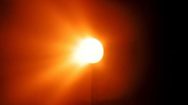 Light Leaks 4K footage Lens glow flare bokeh overlays, burn flame background. For compositing over your footage, stylizing , transitions. Defocused lamp flash rays effect. Light pulses and glow