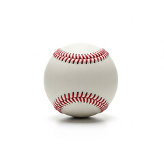 A simple baseball isolated on white