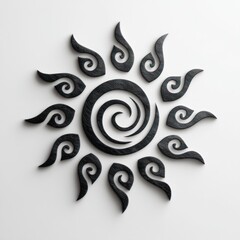 Obraz premium Abstract sun symbol design