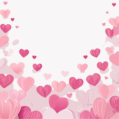 Hintergrund Herzen in pink