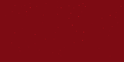 Red Christmas holiday background with glowing stars, snowflakes, and festive light design