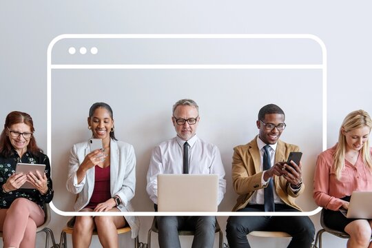 Diverse business people