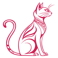 vector illustration of a cat, Vector art design, Cat art of illustrations, Vector art Design, Cat vector design