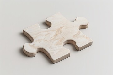 Obraz premium Brown wood carved jigsaw high resolution picture