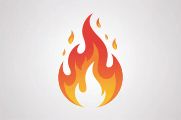 Flame Fire Silhouette Vector — High-Quality Black Icon
