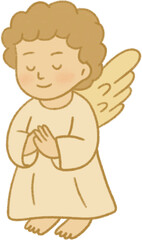 Praying angel