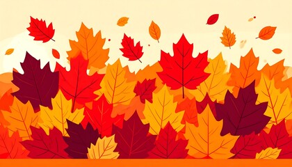 Autumn leaves background (1)