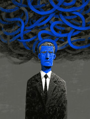 Negative Social media communication, business, communicating, bad social marketing, comments, concept, negative content, layered, business owner struggling, business mistakes