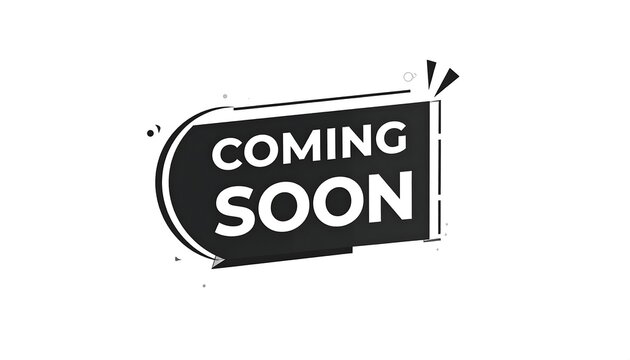 Announcement banner displaying "Coming Soon