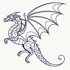 black dragon tattoo