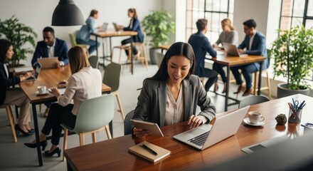 Overhead View of Whisk and Baking Ingredients