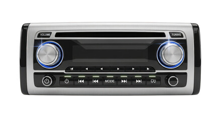 Fototapeta premium Modern car stereo system design