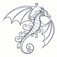 vector illustration of a tattoo