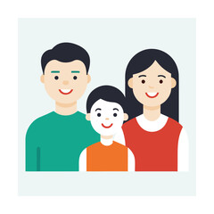Family smiling