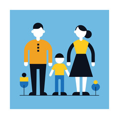 Family standing