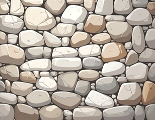 Seamless stone wall texture
