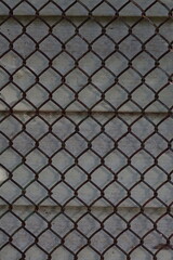 Fototapeta premium rusty metal grid background