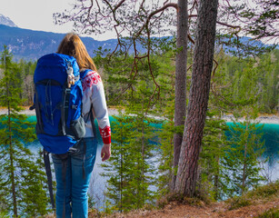 Wanderin Trekking Untersee Bayern