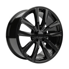 Obraz premium Black Alloy Wheel Automotive