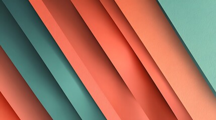 Obraz premium abstract background with waves of orange and green colors