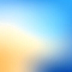 Blurry gradient of blue and orange