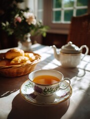 Fototapeta premium Afternoon Tea Set