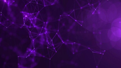 abstract technology network wave line texture purple background - Powered by Adobe