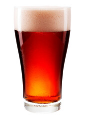 Ale beer in a pint png mockup