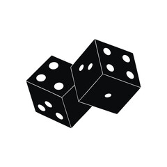 Abstract Graphic Illustration Featuring Two Black Figures Chart Diagram CMYK Colors