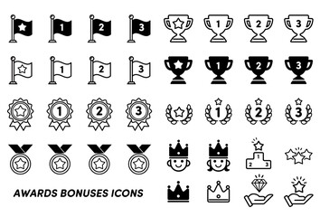 ranking,medal,icons,trophy