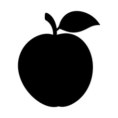 Apple fruit vector illustration healthy food design graphic art fresh organic sweet harvest autumn season