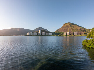 Rodrigo de Freitas Lagoon is a lagoon in the district of Lagoa in the Zona Sul (South Zone) area of Rio de Janeiro, Brazil.